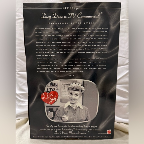 Barbie | I Love Lucy Doll | “Lucy does a TV commercial” - Picture 3 of 3